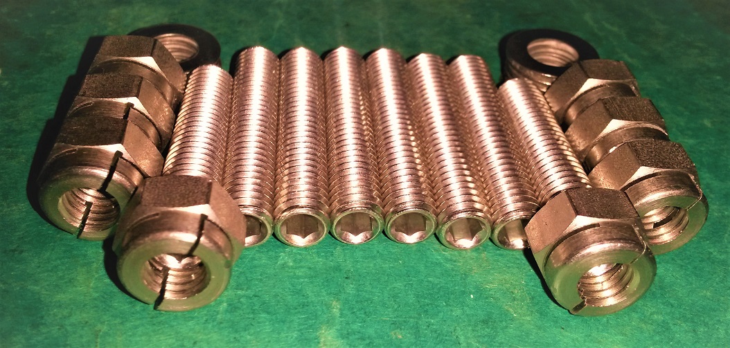 VW Aircooled Engine STAINLESS Exhaust Studs And Nuts Beetle Bay Van Split Ghia eBay