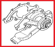 P38 THOR GEMS Rover V8 water pump